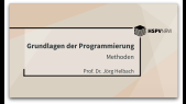 Grundlagen der Programmierung 05 - Methoden