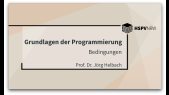 thumbnail of medium Grundlagen der Programmierung 03 - Bedingte Anweisungen