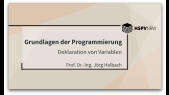 thumbnail of medium Grundlagen der Programmierung 02 - Deklaration von Variablen